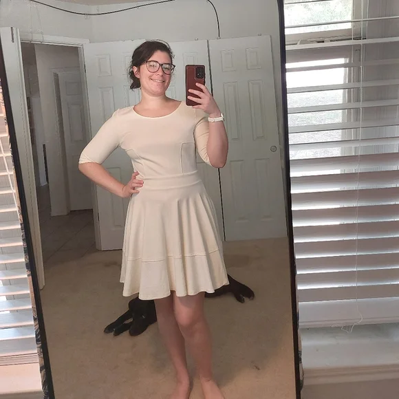 Mystic | Dresses | White Cream M Mystic Wedding Dress Half Sleeve Fit And Flare | Poshmark Mystic | Dresses | White Cream M Mystic Wedding Dress Half Sleeve Fit And Flare | Poshmark